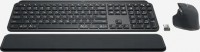 Logitech 920-010937, MX Keyboard and Mouse Combo, 108Keys, Wireless+Bluetooth, USB, Black, 