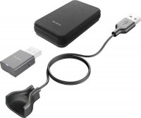Yealink WH63/WH67-P-KIT, Portable Accessory Kit, DECT Dongle WDD60+Charging Cable+Carry Bag for WH63/WH67, Black,