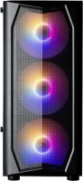 Zalman N4 REV.1, Mid-Tower, Tempered Glass, Drive Bays: 2x3.5", 2x2.5", Expansion Slot: 7, Motherboard Support: ATX/mATX/Mini-ITX, Pre-Installed Fan: 3x120mm, 3x140mm, RGB, Black,