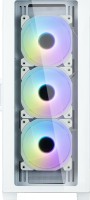 Zalman I3 NEO TG WHITE, Mid-Tower, Tempered Glass, Drive Bays: 2x3.5"/2.5", 3x2.5", Expansion Slot: 7, Motherboard Support: ATX/mATX/Mini-ITX, Pre-Installed Fan: 4x120mm, ARGB, White