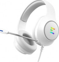 Zalman ZM-HPS310 WH, Gaming Headset, Surround, Over-Ear, Wired, USB, RGB, White, 