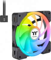 Thermaltake CL-F168-PL14SW-A, SWAFAN EX14, Size: 140mm, Airflow: 81.6CFM, Noise: 34.5dBA, ARGB, Black, Pack of 3, 