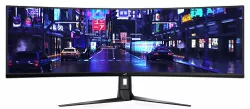 Asus 49”, 3840x1080, (32:9), 4ms, Curved Gaming Monitor, Brightness: 450 cd/m2, Contrast Ratio: 3,000:1, Displayable Colours: 16.7 Million, Refresh Rate: 144Hz, Curvature: 1800R, AMD FreeSync 2 Asus 49”, 3840x1080, (32:9), 4ms, Curved Gaming Monitor, Brightness: 450 cd/m2, Contrast Ratio: 3,000:1, Displayable Colours: 16.7 Million, Refresh Rate: 144Hz, Curvature: 1800R, AMD FreeSync 2