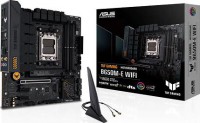 Asus TUF GAMING B650M-E WIFI, Micro-ATX, AMD AM5, 4xDDR5, 2xM.2+4xSATA 6Gb/s, 3xPCle, RAID, 1xHDMI, 2xDP, GbE LAN, Wireless AX+Bluetooth, 4xUSB3.0, 4xUSB2.0, Aura Sync,