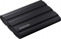 Samsung MU-PE1T0S/WW, Portable SSD T7 Shield, 1TB, USB-C, Read Speed: Up to 1050MB/s, Write Speed: Up to 1000MB/s, Black, 