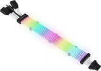 Lian Li PW168-8PV2, Strimer Plus V2 VGA Extension Cable, 12+4 Pin to 3x8 Pin, Length: 335mm, 8 Light Guide, ARGB, 