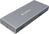 Bluepeak UCMPD05, USB-C Docking Station, 100W, 1xHDMI, 2xDP, 1xRJ-45, 3xUSB-C, 5xUSB-A, 1xSD Slot, 1xMicroSD Slot, 