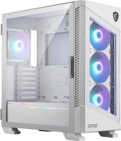 MSI MPG VELOX 100R WHITE, Mid-Tower, Tempered Glass, Drive Bays: 2x3.5", 2x2.5", Expansion Slot: 7, Motherboard Support: ATX/Micro-ATX/Mini-ATX, Pre-Installed Fan: 4x120mm, ARGB, White,