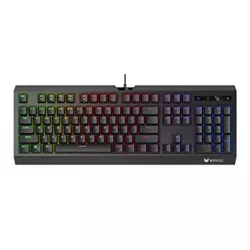 Rapoo V52S BLACK, V52S Backlit Mechanic Alike Gaming Keyboard Black, Spill-Resistant Adjustable Backlight, 2 Years Rapoo V52S BLACK, V52S Backlit Mechanic Alike Gaming Keyboard Black, Spill-Resistant Adjustable Backlight, 2 Years