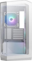 MSI MAG PANO M100R PZ WHITE, Micro-Tower, Tempered Glass, Drive Bays: 1x3.5/2.5", Expansion Slot: 5, Motherboard Support: M-ATX/ITX, Pre-Installed fan: 4x120mm, ARGB, White, 