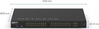 Netgear GSM4248PX-100AJS, AV Line 48-Port Managed Switch, 40xGigabit PoE+ Ports, 8xSFP+ Ports, 960W, 1U Rack Mount,