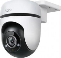 TP-Link TC40, Outdoor Pan/Tilt Security WiFi Camera, FHD, H.264, 98ft IR, Built-in Microphone, 1 Camera System,