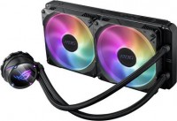 Asus ROG STRIX LC II 280 ARGB, AIO Liquid CPU Cooler, Size: 2x140mm, Socket: Intel LGA 1700/1200/115X/2011/2011-3, AMD AM5/AM4/TR4, ARGB,