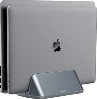 Mbeat MB-STD-S5GRY, S5 Adjustable Dual Bay Tablet, Laptop and MacBook Vertical Stand, 