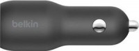 Belink CCB004BTBK, BoostCharge Dual Port Car Charger, 1xUSB-C (25W PD), 1xUSB-A (12W), PPS 37W, Black,