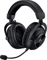 Logitech 981-001264, Pro X2 LightSpeed Wireless Gaming Headset with Detachable Mic, Black,
