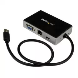 Universal USB 3.0 Laptop Mini Docking Station with VGA Gigabit Ethernet USB 3.0 - Notebook Ultrabook Portable Docking Station - USB Laptop Mini Dock - Laptop Dock w/ Built-In Cable Universal USB 3.0 Laptop Mini Docking Station with VGA Gigabit Ethernet USB 3.0 - Notebook Ultrabook Portable Docking Station - USB Laptop Mini Dock - Laptop Dock w/ Built-In Cable
