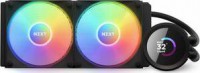 NZXT RL-KR240-B1, Kraken 240 AIO Liquid Cooler, Size: 2x120mm RGB Fan, Socket: Intel LGA-1700/1200/115X, AMD TR4/sTRX4/AM5/AM4,