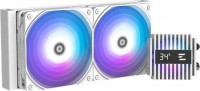 Zalman ALPHA2 A24 WHITE, AIO Liquid CPU Cooler, 2x120mm ARGB Fan, Socket: Intel LGA 1700/1200/115X, AMD AM5/AM4, 