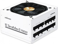 Zalman ZM750-TMX2-WH, TeraMax II, 750W, 80 Plus Gold, Fully Modular, Fan: 120mm, ATX, MTBF: 100,000 Hours, White, 10 Year Warranty (PCIe 5.0 ready)