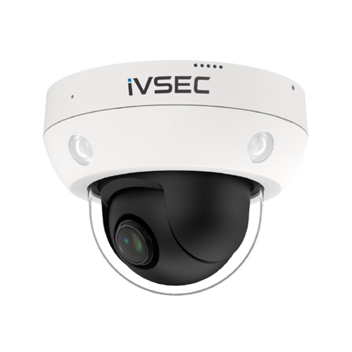 Ivsec NC550ADX, Dome Security Camera, QHD, H.265+, 20m IR, Built-in microphone, IP66, 1 Camera System, 