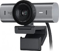 Logitech 960-001548, MX Brio Webcam, 8.5MP, 4K, Built-in-Mic, Noise Reducing, USB-C, Graphite, 