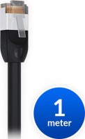Ubiquiti UACC-CABLE-PATCH-OUTDOOR-1M-BK, UniFi Patch Cable, RJ-45 to RJ-45, Length: 1m, Black