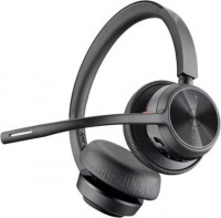 HP/Poly 76U49AA, Voyager 4320 UC, Bluetooth Stereo Headset, BT700 Dongle, USB-A, Black, 