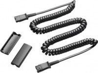 HP/Poly 85R69AA, Quick Disconnect Audio Cable - 1 - Cable for Audio Device - First End: 1 x Quick Disconnect - Second End: 1 x Quick Disconnect - Extension Cable