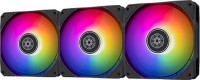 SilverStone SST-AN120B-ARGB-3PK, Air Nexus 120 ARGB, Size: 120mm, PWM, Airflow: 60.4CFM, Noise: 30dBA, Black, Pack of 3,
