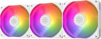 SilverStone SST-AN120W-ARGB-3PK, Air Nexus 120 ARGB, Size: 120mm, PWM, Airflow: 60.4CFM, Noise: 30dBA, White, Pack of 3,