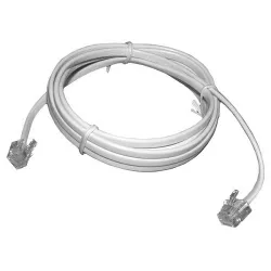 8ware W2492ACB, RJ11-RJ11 2m Telephone Line Cord 6P4C to 6P4C Plug Black 28AWG 8ware W2492ACB, RJ11-RJ11 2m Telephone Line Cord 6P4C to 6P4C Plug Black 28AWG