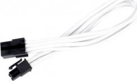 SilverStone SST-PP07-IDE6W, PCIE-6pin to PCIE-6pin(250mm), White, 