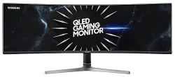 Samsung 49", RG590 49" QLED CURVE (32:9), VA ULTRA WIDE, 5120 X 1440, HDR 1000, 120HZ, FREESYNC 2, 4MS, 2X DP, 1X HDMI, 4X USB 3.0, VESA, 3 Years Samsung 49", RG590 49" QLED CURVE (32:9), VA ULTRA WIDE, 5120 X 1440, HDR 1000, 120HZ, FREESYNC 2, 4MS, 2X DP, 1X HDMI, 4X USB 3.0, VESA, 3 Years