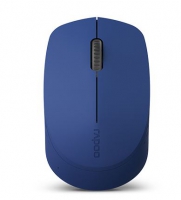 Rapoo M100 Blue, 2.4GHz &amp; Bluetooth 3 / 4 Quiet Click Wireless Mouse Blue - 1300dpi 3 Devices