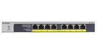Netgear GS108LP-100AJS, 8-Port PoE+ Gigabit Ethernet Unmanaged Switch, 8-Ports PoE (60W PoE BudgeT), PSU: External Input 54V 1.25A (67.5W), Max MAC Entries: 4K, Buffer Size: 192KB - Bandwidth: 16Gbps