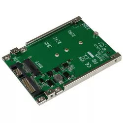 StarTech SAT32M225, M.2 SSD to 2.5in SATA Adapter Converter, NGFF SSD to 2.5in SATA Converter Adapter with Open Frame Housing and 7mm Height, M.2 NGFF SSD to SATA Adapter for 2.5" Drive Bay StarTech SAT32M225, M.2 SSD to 2.5in SATA Adapter Converter, NGFF SSD to 2.5in SATA Converter Adapter with Open Frame Housing and 7mm Height, M.2 NGFF SSD to SATA Adapter for 2.5" Drive Bay