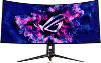 Asus PG39WCDM, ROG Swift Gaming Monitor, 39-inch (3440x1440) curved OLED panel, 240 Hz (above 144Hz), 0.03 ms, G-SYNC® compatible, custom heatsink, uniform brightness, ROG Smart KVM, 90 W Type-C, ASUS DisplayWidget Center