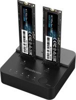Simplecom SD550v2 USB 3.2 Gen2x2 to Dual Bay NVMe M.2 SSD Docking Station Duplicator Offline Clone
