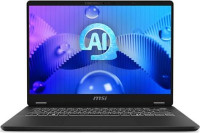 MSI PRESTIGE 14 AI EVO C1MG-033AU, 14" FHD Screen (IR-Webcam), Intel Ultra 5-125H, 16GB DDR5 RAM, 1TB NVMe SSD, WiFi 7 BE+Bluetooth, Windows 11 Pro, Stellar Gray,