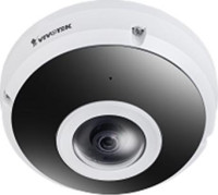 Vivotek FE9380-HV Outdoor Vandal Proof, 5M, f1.16mm fisheye lens, D/N, IR 10m, WDR Pro, 3DNR, PoE, built-in mic, IP66, IK10