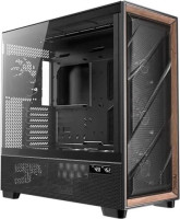 Antec FLUX PRO-EUV, E-ATX, Premium Walnut, Iunity Temperature Disp. CPU and GPU LED Display, 6x High Performance Fans, ARGB PWN Ctrl, PSU Shift, Case