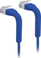 Ubiquiti NHU-UC-RJ45-BL-10, UniFi Patch Cable, 10-Pack, Reduced Packaging (Low Plastic), Length 0.1m, Blue, Both End Bendable to 90 Degree, RJ45 Cat6
