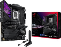Asus ROG STRIX Z890-E GAMING WIFI, Gaming Desktop Motherboard - Intel Z890 Chipset - Socket LGA-1851 - ATX - Core Processor Supported - 192 GB DDR5 SDRAM Maximum RAM - DIMM, UDIMM - 4 x Memory Slots - Gigabit Ethernet - IEEE 802.11be - HDMI - DisplayPort - 4 x SATA Interfaces