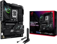 Asus ROG Strix Z890-F GAMING WIFI, Gaming Desktop Motherboard - Intel Z890 Chipset - Socket LGA-1851 - ATX - Core Ultra Processor Supported - 192 GB DDR5 SDRAM Maximum RAM - DIMM, UDIMM - 4 x Memory Slots - Gigabit Ethernet - 2.5Gigabit Ethernet - IEEE 802.11be - HDMI - DisplayPort - 4 x SATA Interfaces