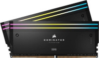 Corsair CMP48GX5M2B6000C30, Dominator Titanium RGB, 48GB (2x24GB) DDR5 DRAM 6000MT/s CL30 Intel XMP Memory Kit, Black