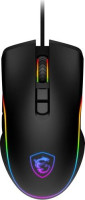MSI Forge GM300, Lightweight RGB Gaming Mouse, Wired, 7200 DPI, 7 Buttons, USB 2.0, Black