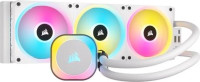 CORSAIR iCUE LINK, H150i, RGB Liquid CPU Cooler, QX120 RGB fans, White