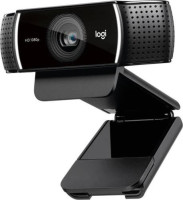 Logitech C922 Pro, Webcam (960-001089), Full HD, 1080P, Built-In Dual-Mic Stereo Sound, Auto-Light Correction, Hyperfast Frame Rate, 78° Diagonal FOV, Autofocus, Black
