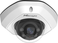 Milesight MS-C8173-PD, AI Mini Series 8MP Mini Dome Network Camera, 2.8mm Fixed Lens, NDAA Compliant, IP67, IK10